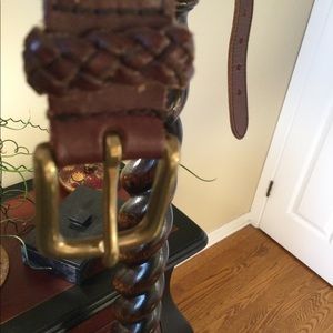 Braided Leather Belt